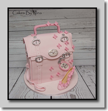Small pink handbag - �115 plus shoes �155